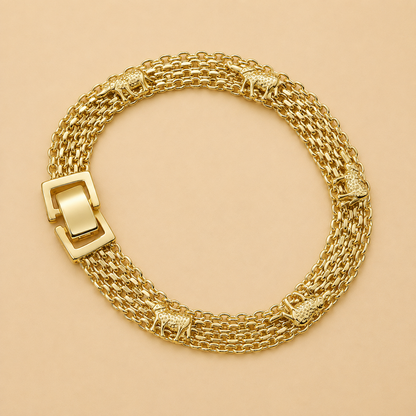 Elephant Charm Bangle