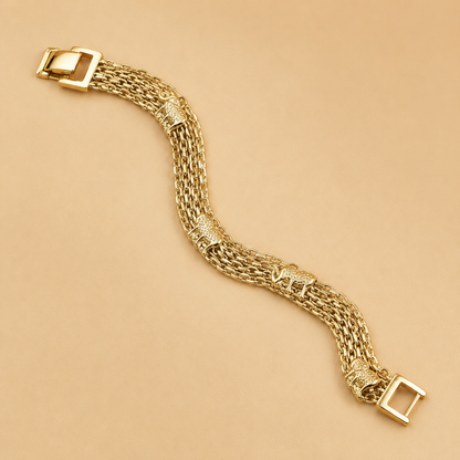 Elephant Charm Bangle