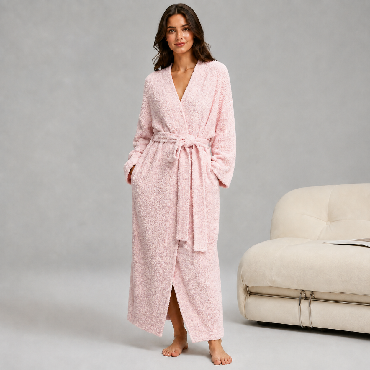 Haven™ Double-Sided Fleece Robe
