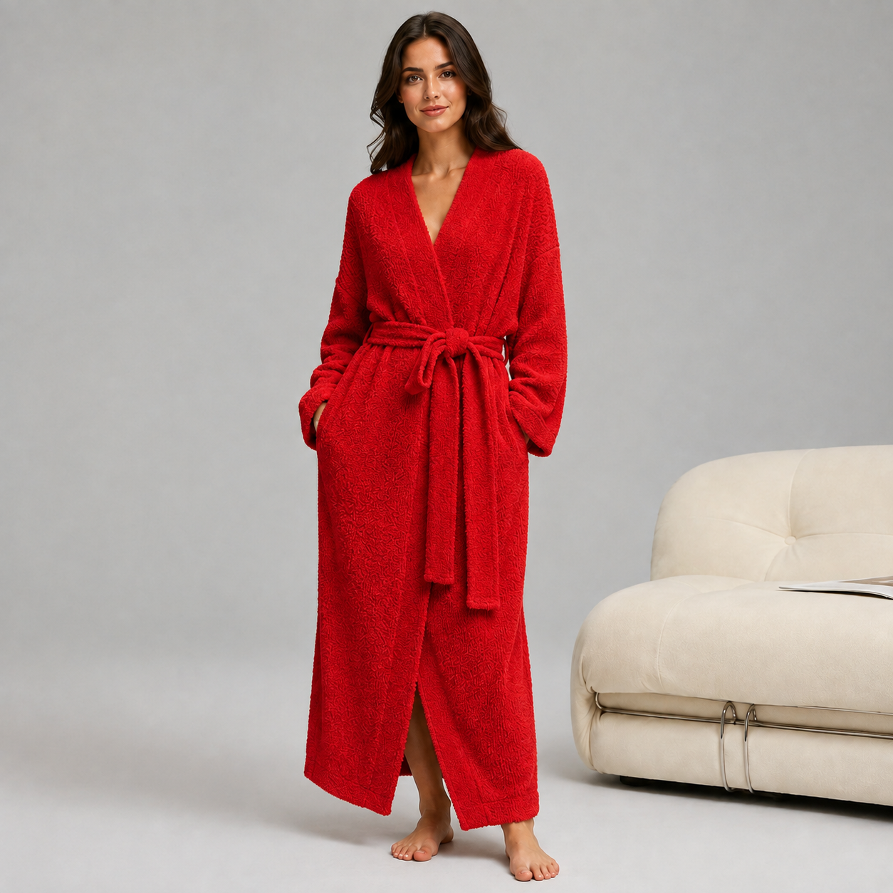 Haven™ Double-Sided Fleece Robe