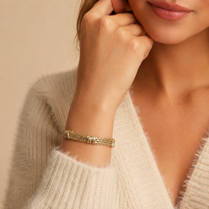 Elephant Charm Bangle
