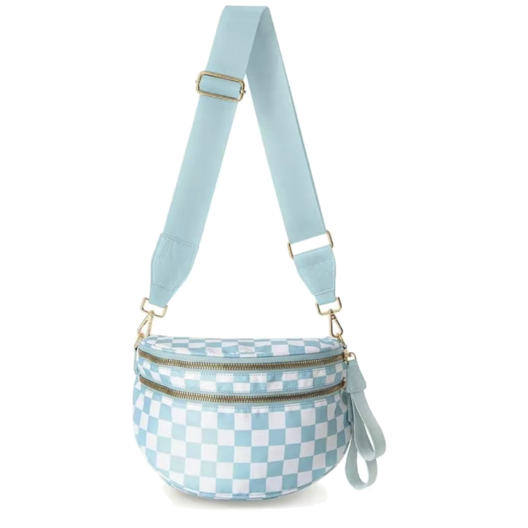 Checkered Crossbody Bag
