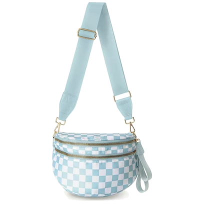 Checkered Crossbody Bag